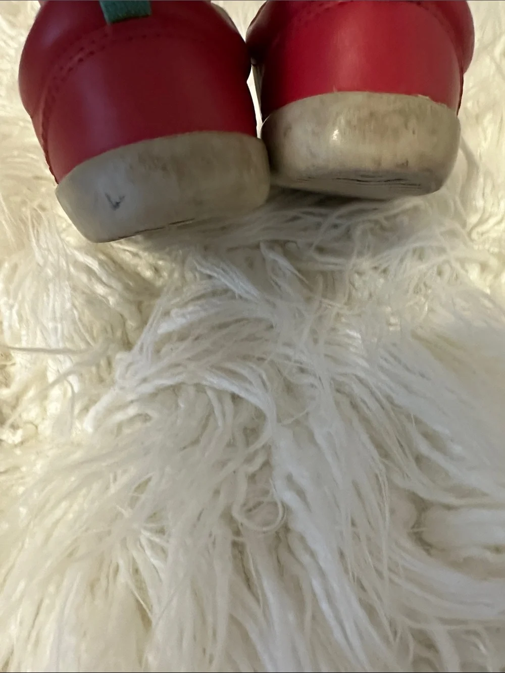 Ten Little Toddler Red Double-Strap Shoes